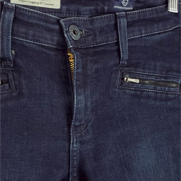 AG adriano goldschmied 26R the moto legging zipper leg - Picture 2 of 11